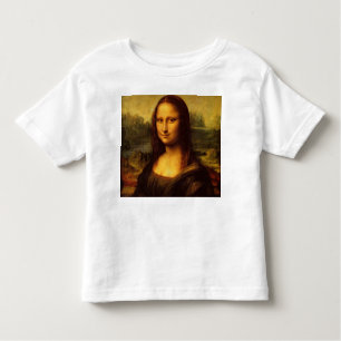 Leonardo Da Vinci Mona Lisa Fine Art Painting Toddler T-Shirt