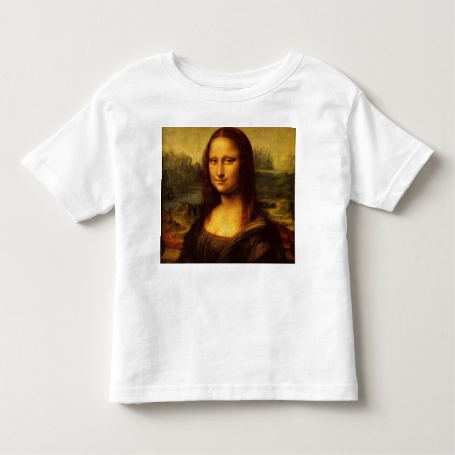 Leonardo Da Vinci Mona Lisa Fine Art Painting Toddler T-Shirt (Front)