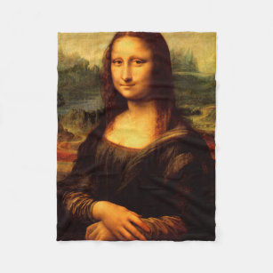 LEONARDO DA VINCI - Mona Lisa, La Gioconda 1503 Fleece Blanket