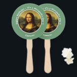 Leonardo da Vinci Mona Lisa Party Collection Hand Fan<br><div class="desc">All of our products are made with large scale images that have been carefully edited to provide the best resolution,  colour and detail possible.</div>