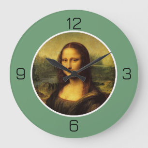 Leonardo da Vinci Mona Lisa Party Collection Large Clock