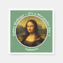 Leonardo da Vinci Mona Lisa Party Collection