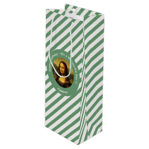 Leonardo da Vinci Mona Lisa Party Collection Wine Gift Bag