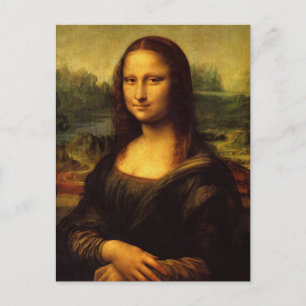 Leonardo da Vinci, Mona Lisa Postcard