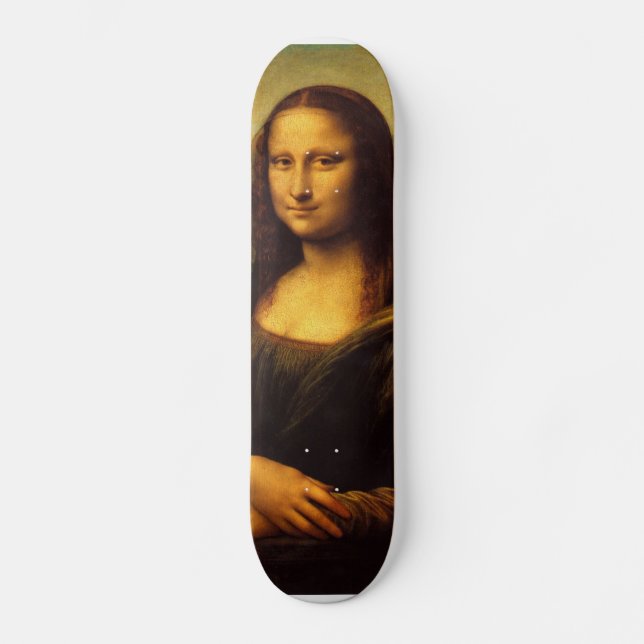Leonardo Da Vinci - Mona Lisa Skateboard (Front)