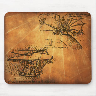 Leonardo Da Vinci Mouse Pad