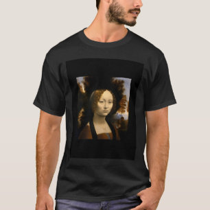 Leonardo Da Vinci Painting: Ginevra De' Benci, 147 T-Shirt