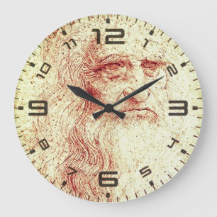 Leonardo da Vinci Renaissance Art Wall Clock