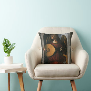 Leonardo da Vinci"s An Angel in Red with a Lute Cushion