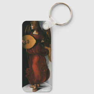 Leonardo da Vinci"s An Angel in Red with a Lute Key Ring