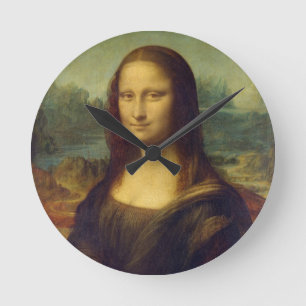 Leonardo da Vinci’s Mona Lisa Round Clock