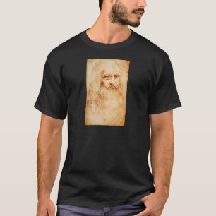 Leonardo Da Vinci Self-Portrait circa 1510-1515 T-Shirt