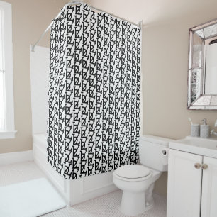 Leonardo da Vinci signature autograph famous paint Shower Curtain