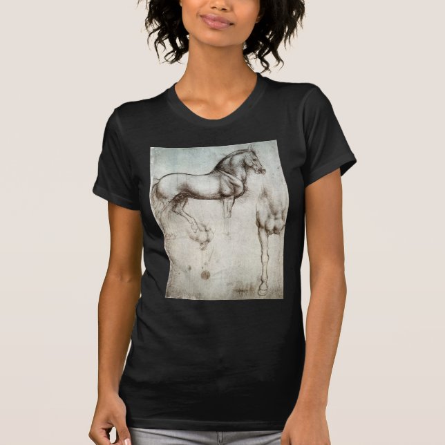 Leonardo da Vinci - Study of a Horse T-Shirt (Front)