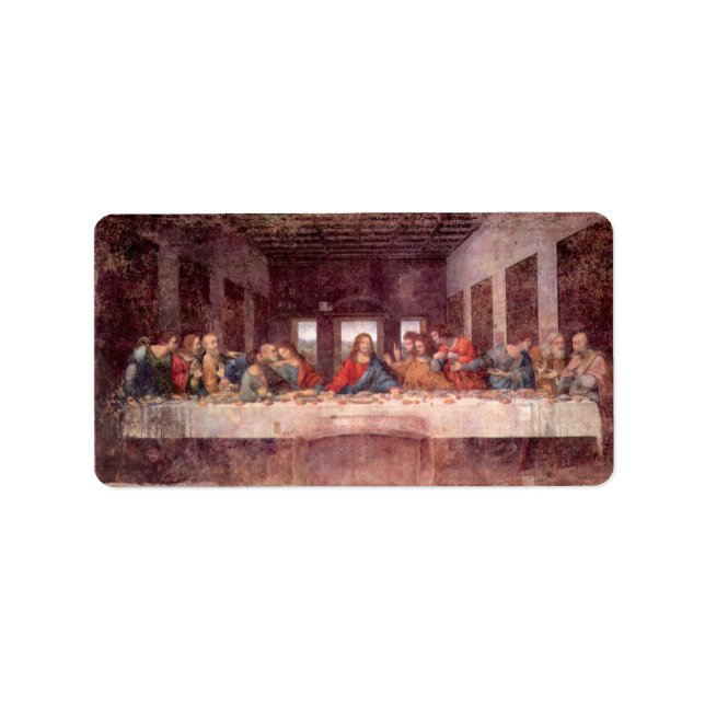 Leonardo da Vinci - The Last Supper Label (Front)