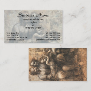 Leonardo da Vinci The Leonardo Cartoon Fine Art Business Card