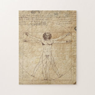 Leonardo Da Vinci The Vitruvian Man Jigsaw Puzzle