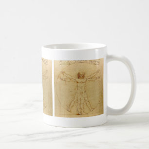 Leonardo da Vinci , Vitruvian Man Coffee Mug