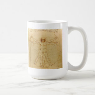 Leonardo da Vinci , Vitruvian Man Coffee Mug