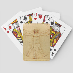 Leonardo da Vinci , Vitruvian Man Playing Cards