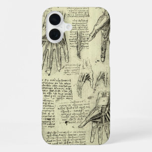 Leonardo da Vinci's Anatomy of the Human Hand iPhone Case