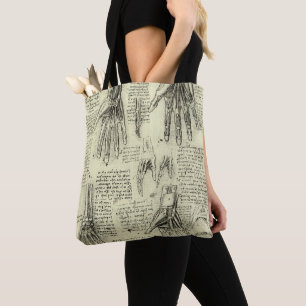 Leonardo da Vinci's Anatomy of the Human Hand Tote Bag