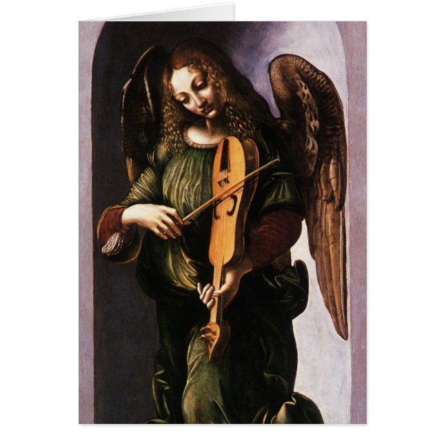 Leonardo da Vinci's Angel in Green with a Vielle (Front)