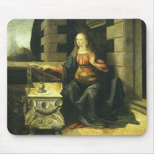 Leonardo da Vinci's Annunciation of the Lord Mouse Pad
