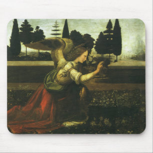 Leonardo da Vinci's Annunciation of the Lord Mouse Pad
