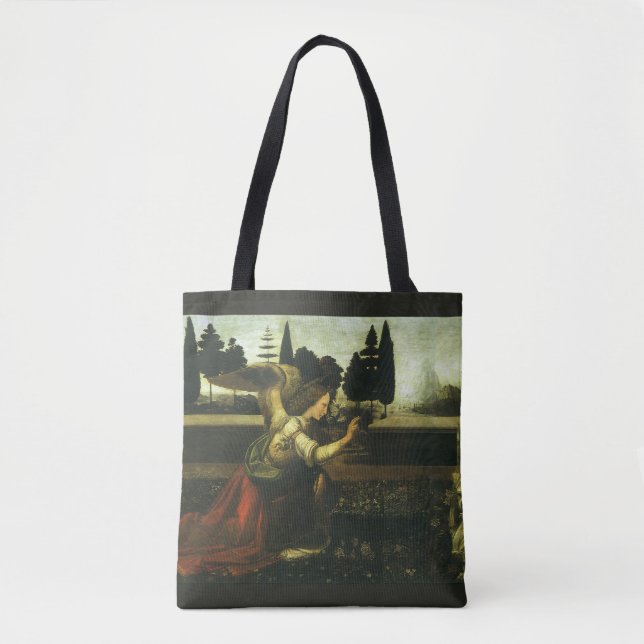 Leonardo da Vinci's Annunciation of the Lord Tote Bag (Front)