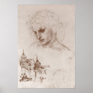 Leonardo da Vinci's Apostle Jacobus Sforza Castle Poster