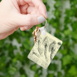 Leonardo da Vinci's Arm and Shoulder Anatomy Key Ring