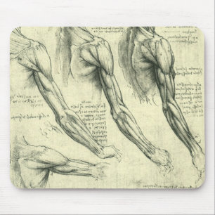 Leonardo da Vinci's Arm and Shoulder Anatomy Mouse Pad