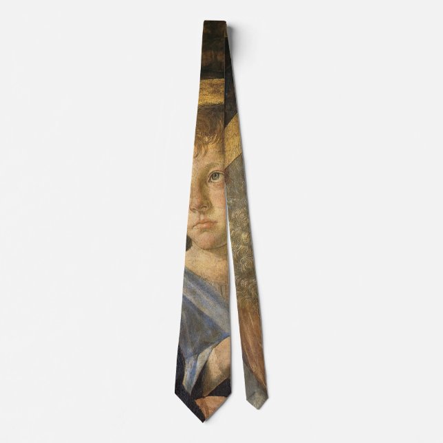 Leonardo da Vinci's Baptism of Christ Angels Tie (Front)