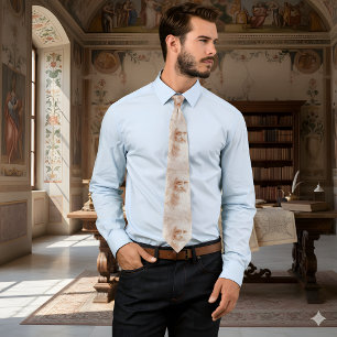 Leonardo Da Vinci's Elegance - Self-Portrait Tie