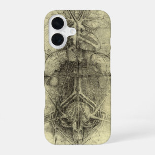 Leonardo da Vinci's Human Anatomy, Female Torso iPhone 16 Case