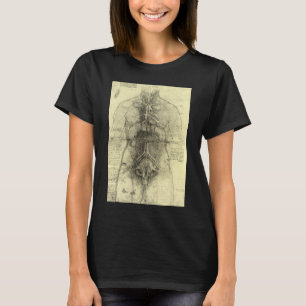 Leonardo da Vinci's Human Anatomy, Female Torso T-Shirt