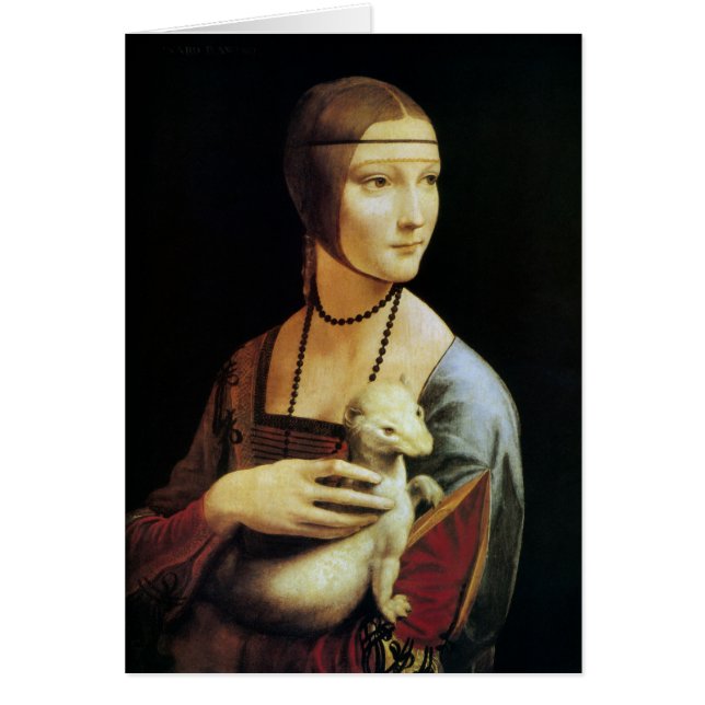 Leonardo da Vinci's Lady with an Ermine (Front)