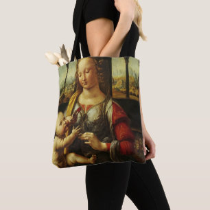 Leonardo da Vinci's Madonna of the Carnation Tote Bag