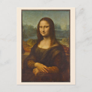 Leonardo da Vinci's Mona Lisa, Renaissance Art Postcard