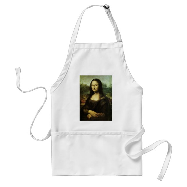 Leonardo da Vinci's Mona Lisa, Renaissance Art Standard Apron (Front)