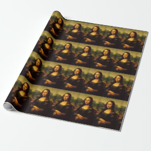 Leonardo da Vinci's Mona Lisa Wrapping Paper