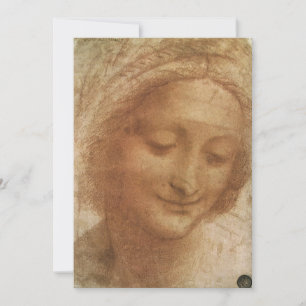 Leonardo da Vinci's Portrait of Saint Anne Study