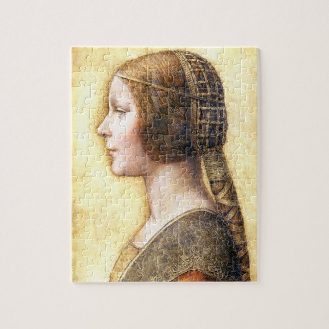 Leonardo da Vinci's Portrait ofa Young Fiancée  Jigsaw Puzzle (Vertical)