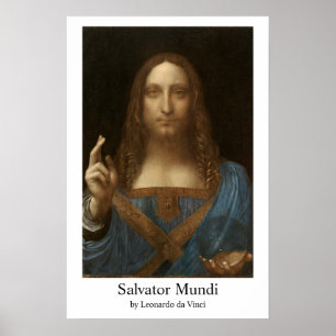 Leonardo da Vinci's Salvator Mundi Poster