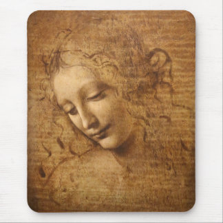 Leonardo da Vinci's Scapigliata, Head of a Woman Mouse Pad