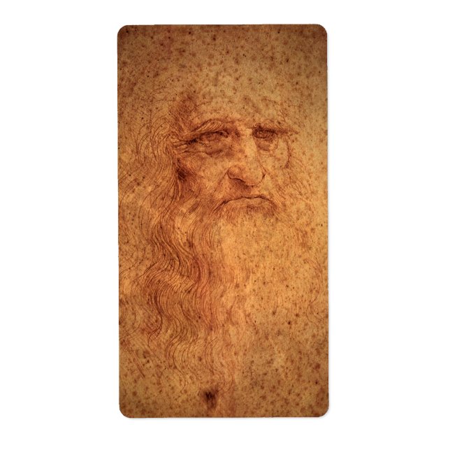 Leonardo da Vinci's Self Portrait, Renaissance Art (Front)