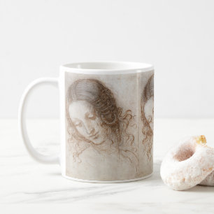 Leonardo da Vinci's Study of the Head of Leda Coffee Mug