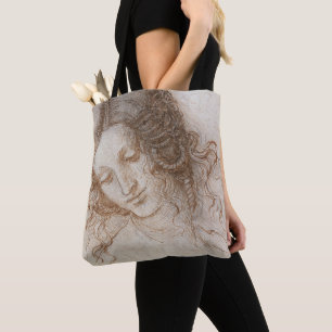 Leonardo da Vinci's Study of the Head of Leda Tote Bag