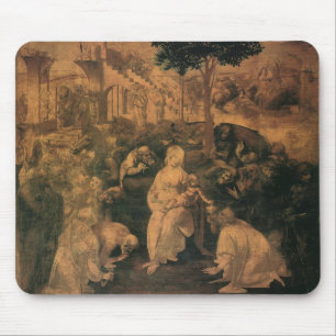 Leonardo da Vinci's The Adoration of the Magi Mouse Pad